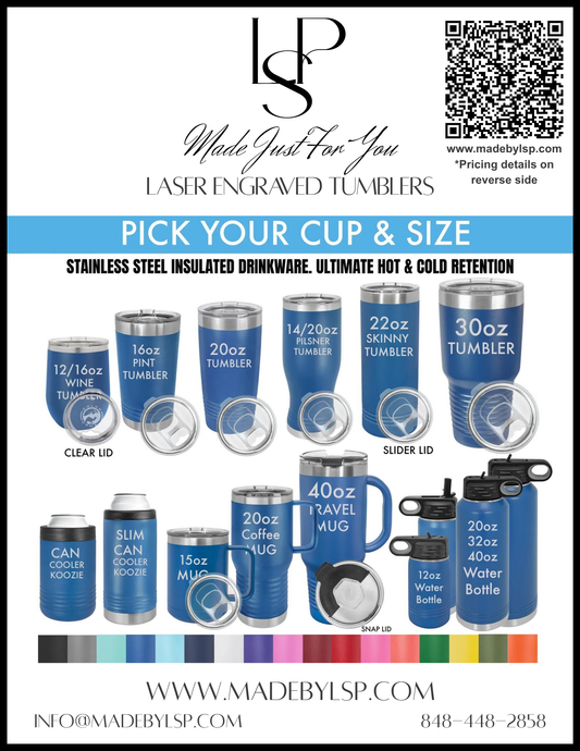 Branded Drinkware - Laser Engraved