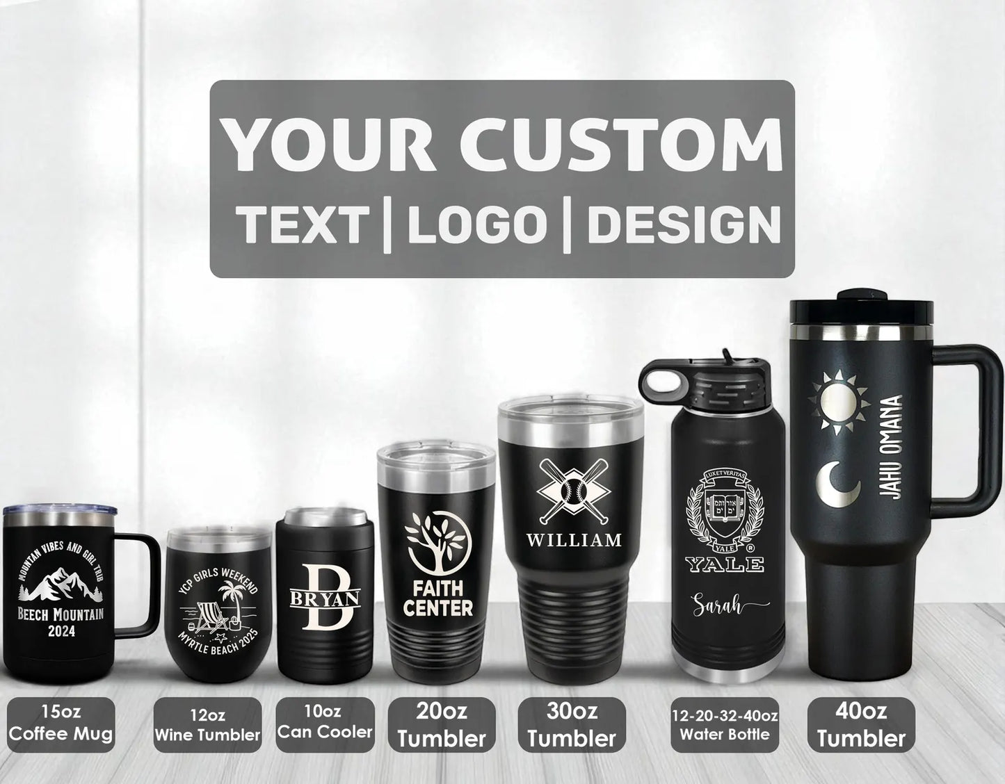 Branded Drinkware - Laser Engraved